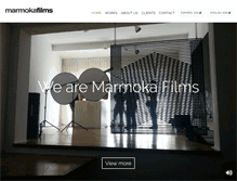 Tablet Screenshot of marmokafilms.com